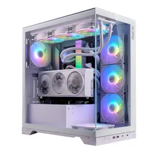 Корпус MATX W/O PSU INVADERXMTWOF-WHCWW ADATA UA