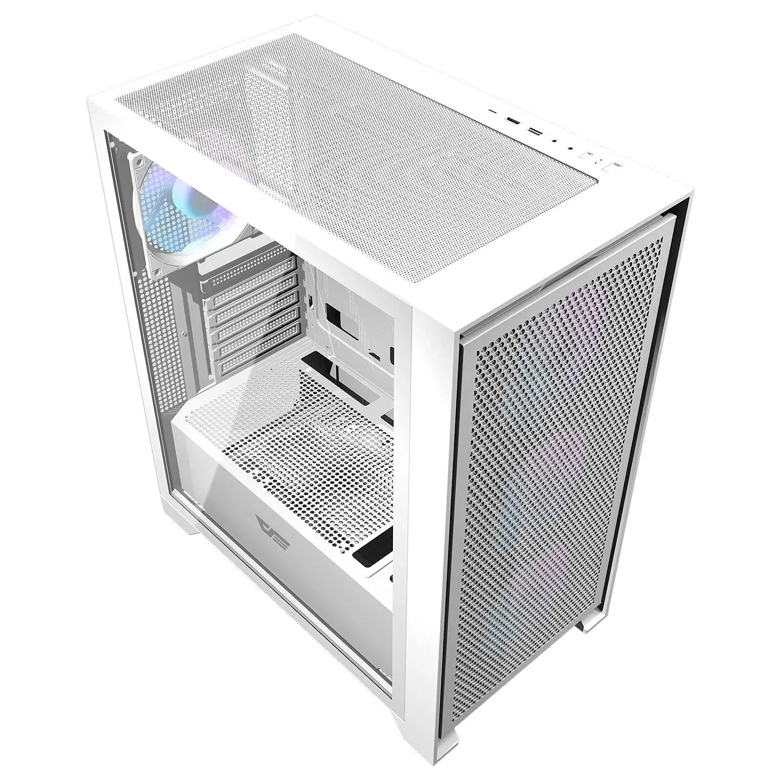 Корпус для комп'ютера DARK FLASH DRX70 MESH ATX без блока живлення, білий (DRX70 MESH WHITE) UA