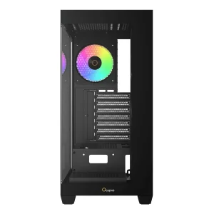 Корпус для комп'ютера ATX W/O PSU GAMMA C72 BK ARGB (GAMMA-C72-BKD400XX-GL) OCYPUS UA