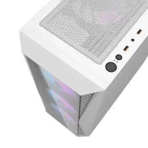 Корпус для комп'ютера DARK FLASH DK352 PLUS ATX без блока живлення, білий (DK352 PLUS WHITE) UA