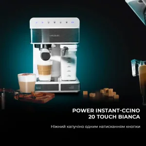 Кавоварка CECOTEC Power Instant-ccino 20 Touch Bianca (CCTC-01557) UA