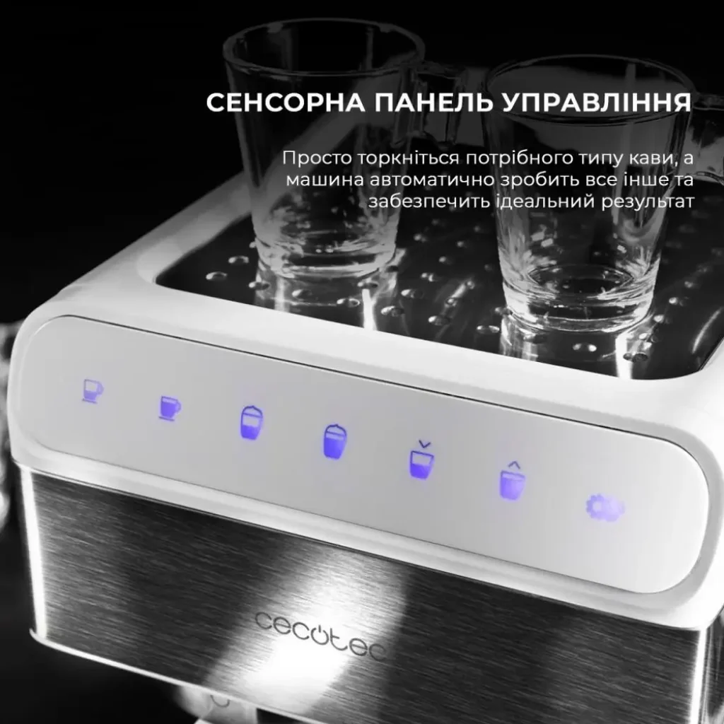 Кавоварка CECOTEC Power Instant-ccino 20 Touch Bianca (CCTC-01557) UA