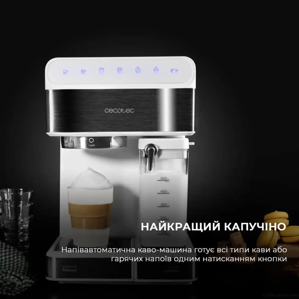 Кавоварка CECOTEC Power Instant-ccino 20 Touch Bianca (CCTC-01557) UA