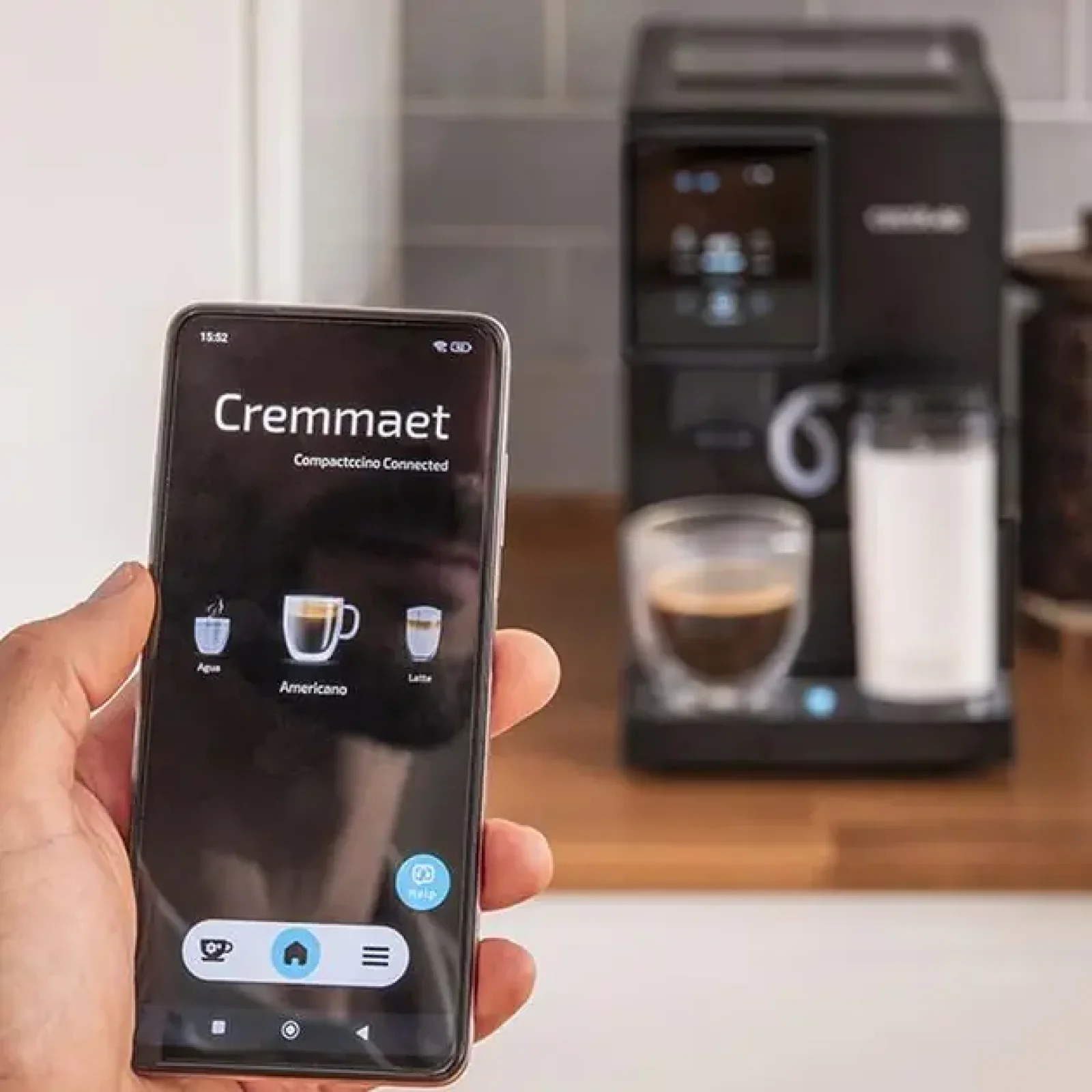 Кавомашина CECOTEC Cremmaet Compactccino Connected (CCTC-01460) UA