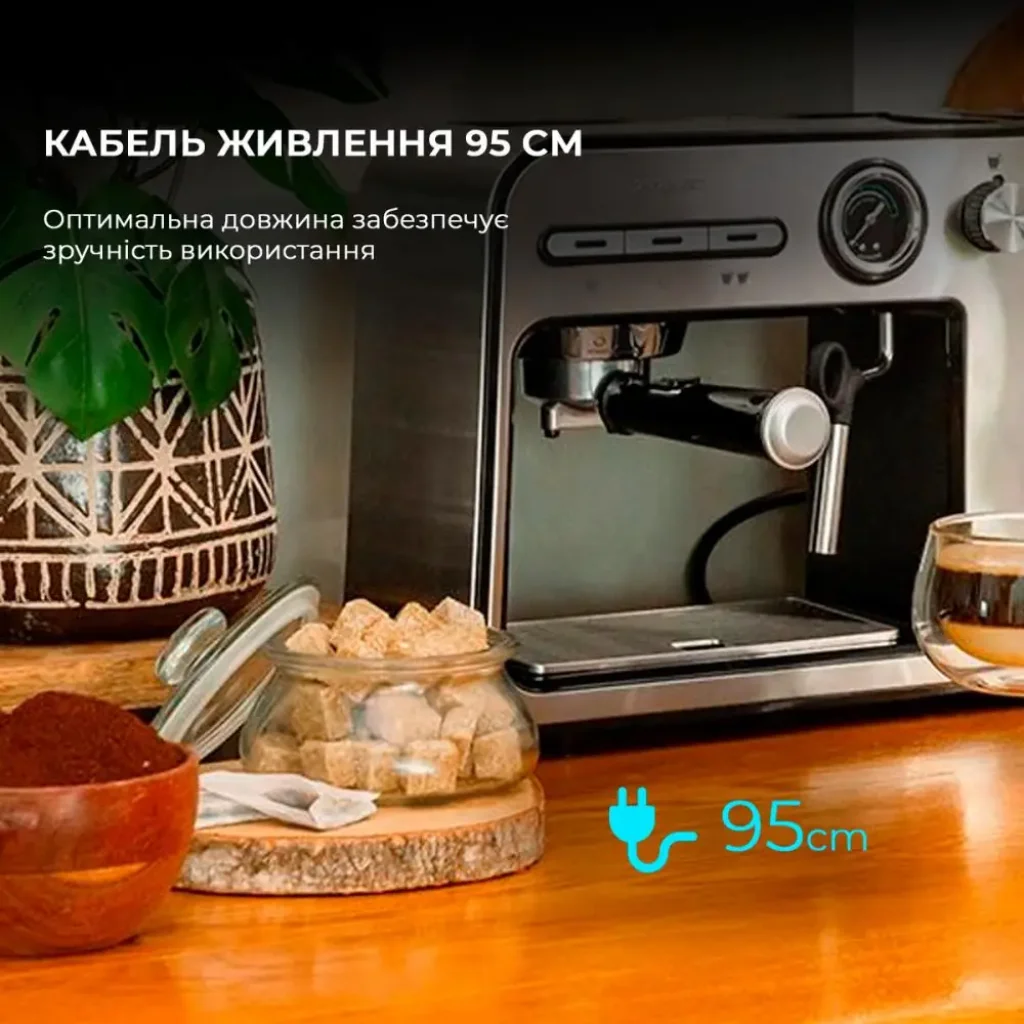 Кавоварка CECOTEC Cumbia Power Espresso 20 Square Pro (CCTC-01983) UA