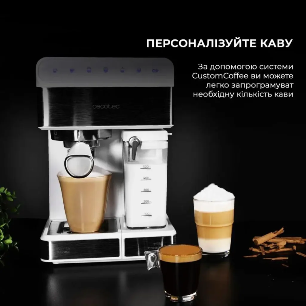 Кавоварка CECOTEC Power Instant-ccino 20 Touch Bianca (CCTC-01557) UA