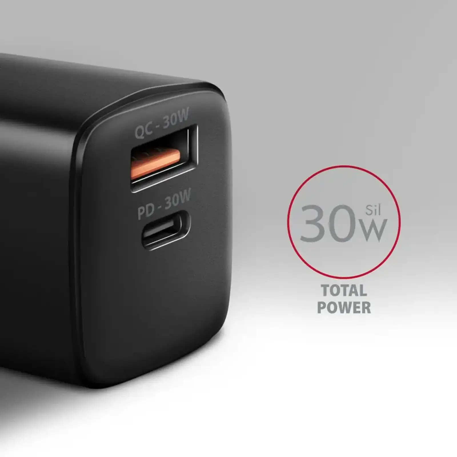 МЗП AXAGON ACU-PQ30, QC3.0,4.0/AFC/FCP/PPS/Apple + PD type-C, 30W, Чорний UA