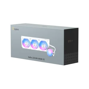 Система рідинного охолодження для комп'ютерного процесора DELTA L36 WH ARGB V2 (DELTA-L36-WH3AAWNN02X-GL) OCYPUS UA