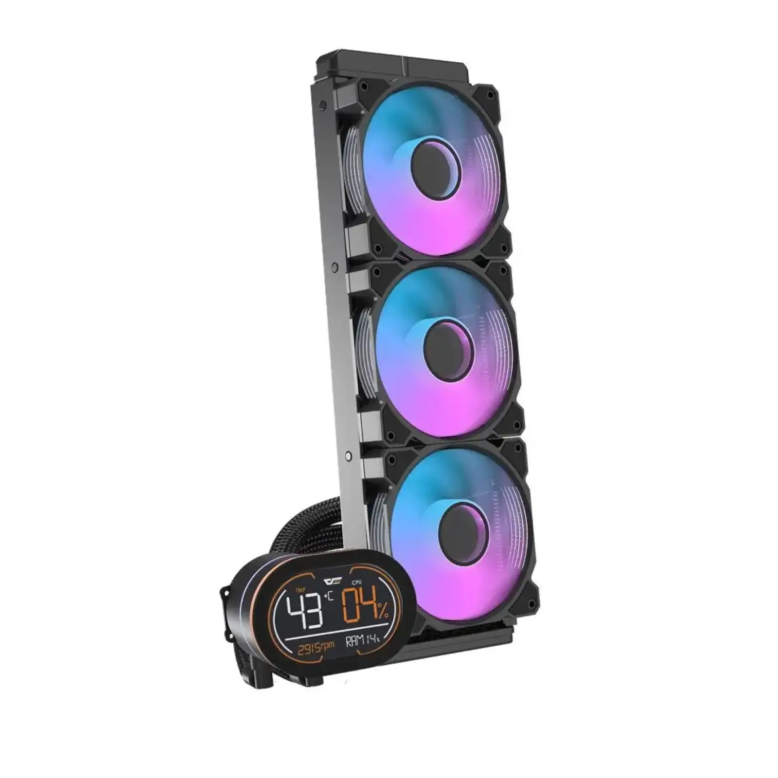 Система охолодження для комп’ютерного процесора DARK FLASH DH360D чорний (DH360D BLACK) UA