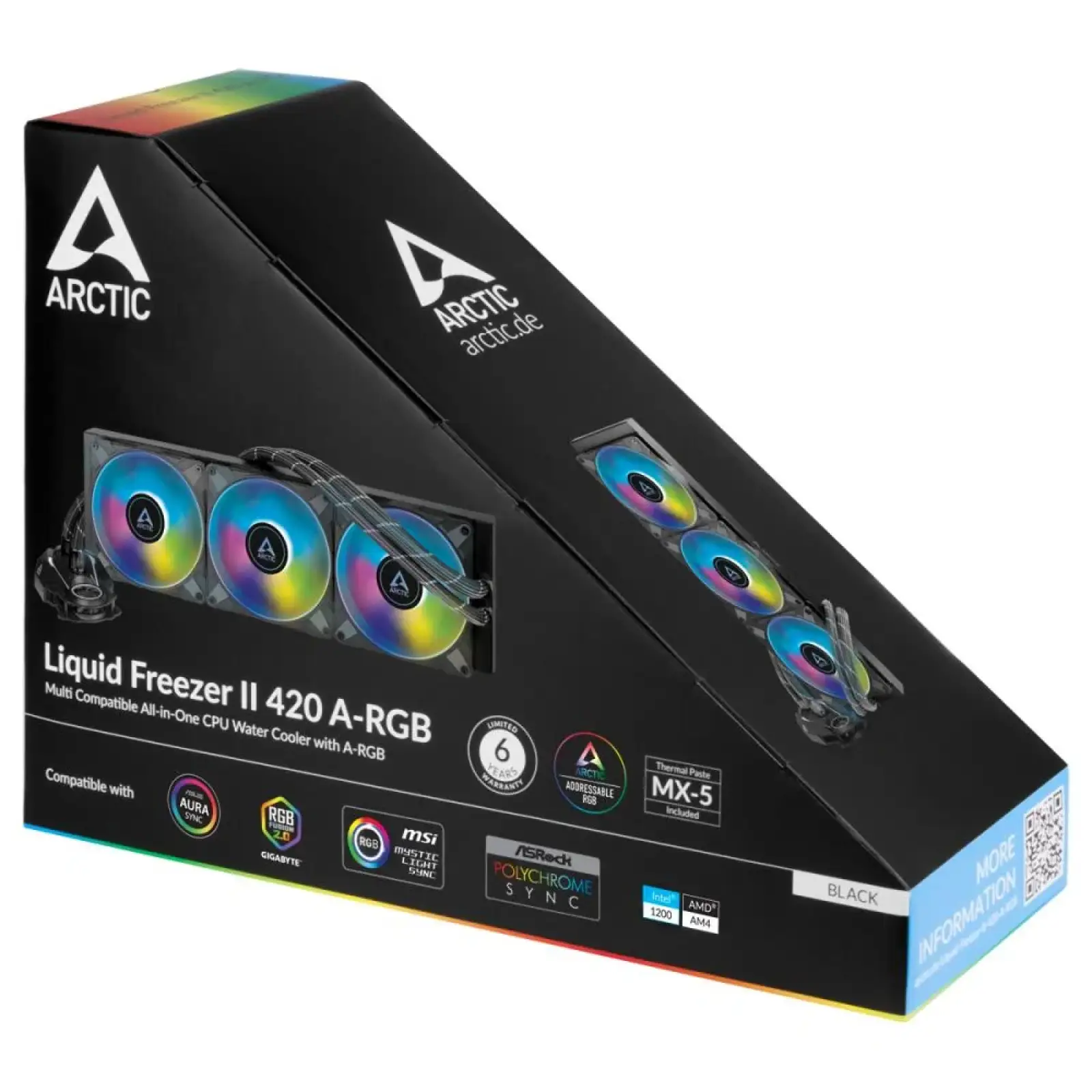 Водяне охолодження Arctic Liquid Freezer II 420 ARGB (ACFRE00109A) UA