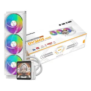 Система охолодження для комп'ютерного процесора DARK FLASH DV360S MAX, білий (DV360S MAX WHITE) UA