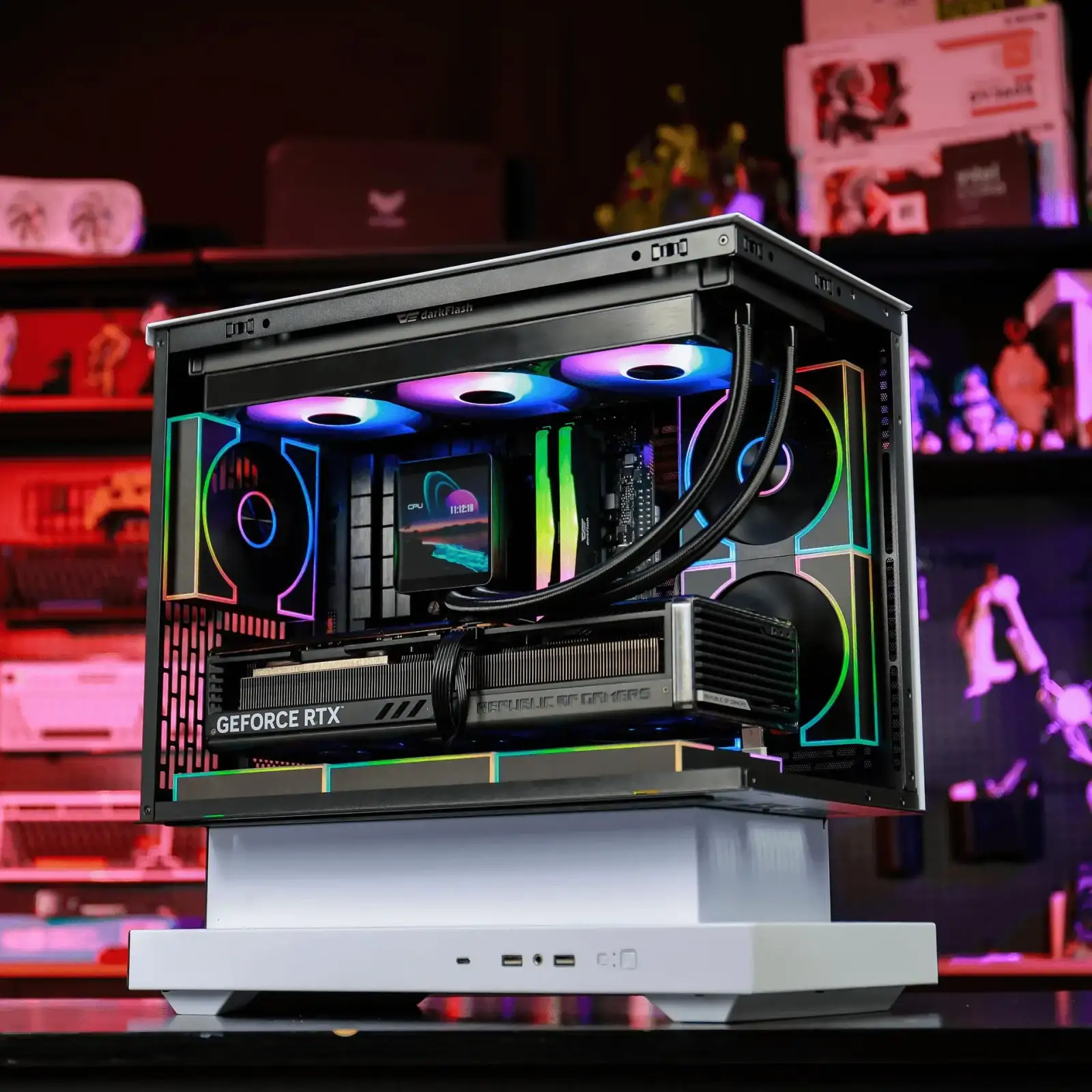 Система охолодження для комп'ютерного процесора DARK FLASH DV360S MAX, чорний (DV360S MAX BLACK) UA