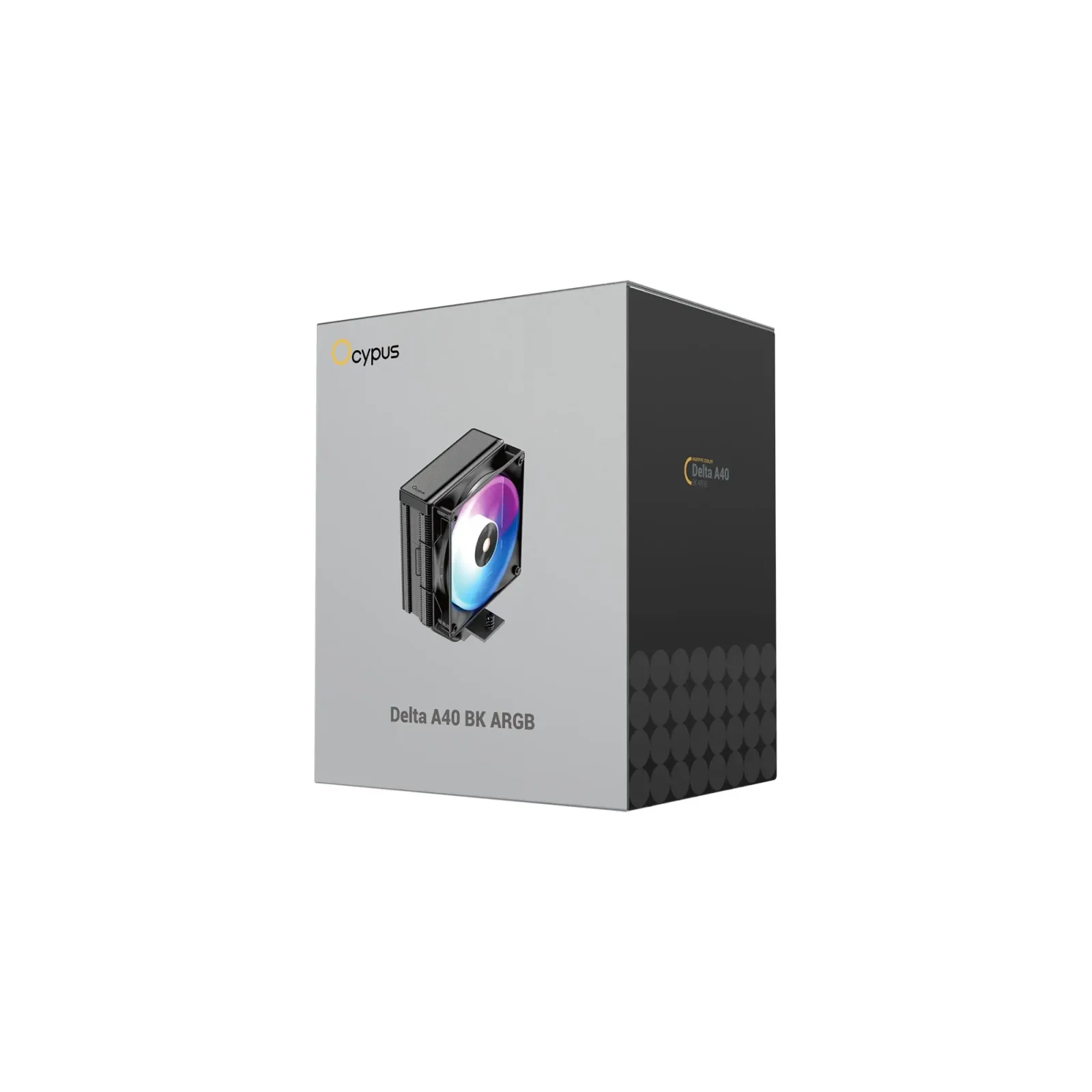 Система охолодження для комп'ютерного процесора DELTA A40 BK ARGB (DELTA-A40-BK1NAWN00X-GL) OCYPUS UA