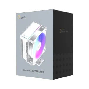 Система охолодження для комп'ютерного процесора GAMMA A40 WH ARGB (GAMMA-A40-WH1AAWN00X-GL) OCYPUS UA