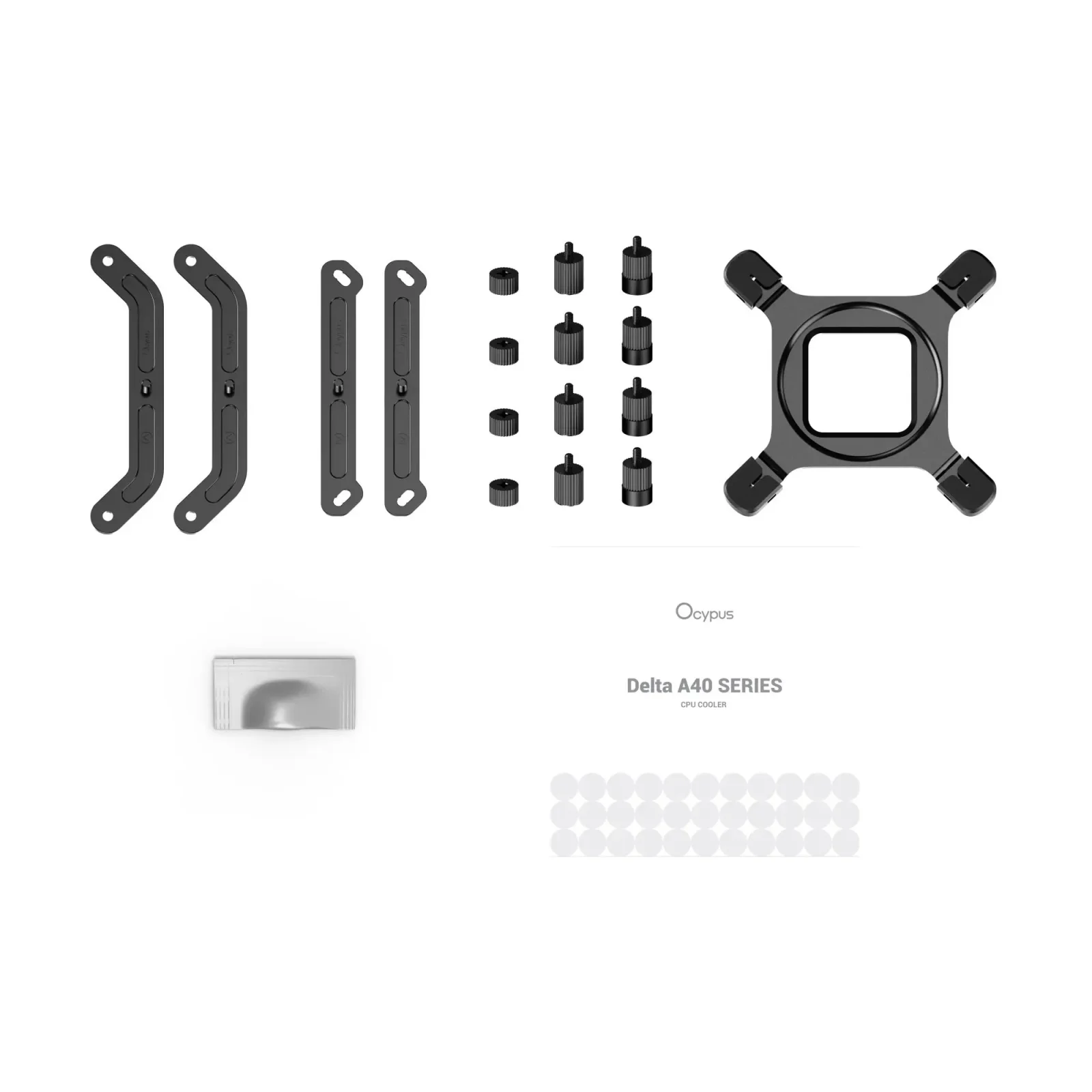 Система охолодження для комп'ютерного процесора DELTA A40 ELITE BK (DELTA-A40-BK1NNWN00E-GL) OCYPUS UA