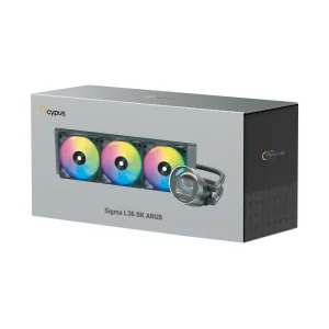 Система водяного охолодження Ocypus SIGMA L36 BK ARGB (SIGMA-L36-BK3AAWWN00X-GL) UA