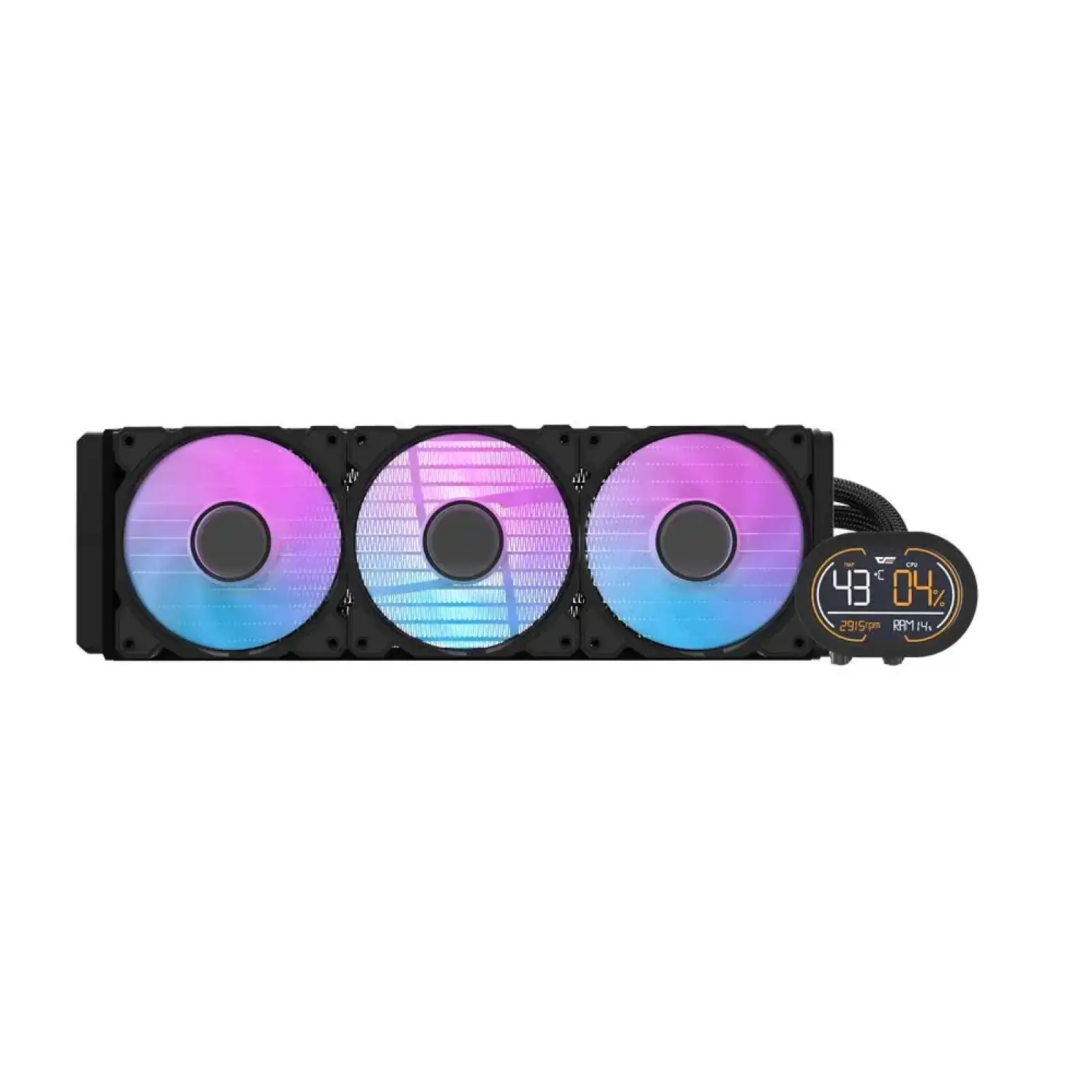 Система охолодження для комп’ютерного процесора DARK FLASH DH360D чорний (DH360D BLACK) UA