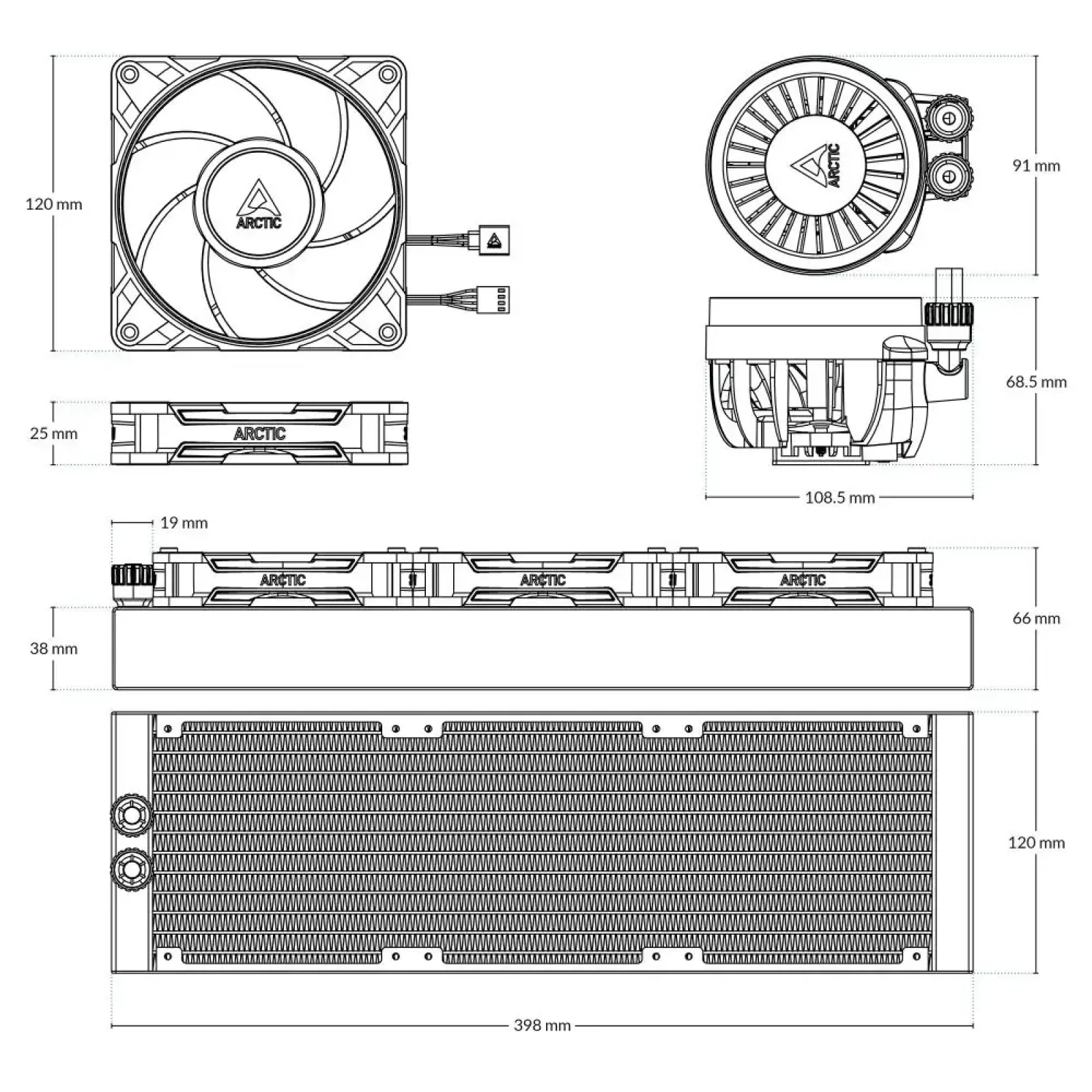 Система охолодження для комп’ютерного процесора ACFRE00184A ARCTIC UA