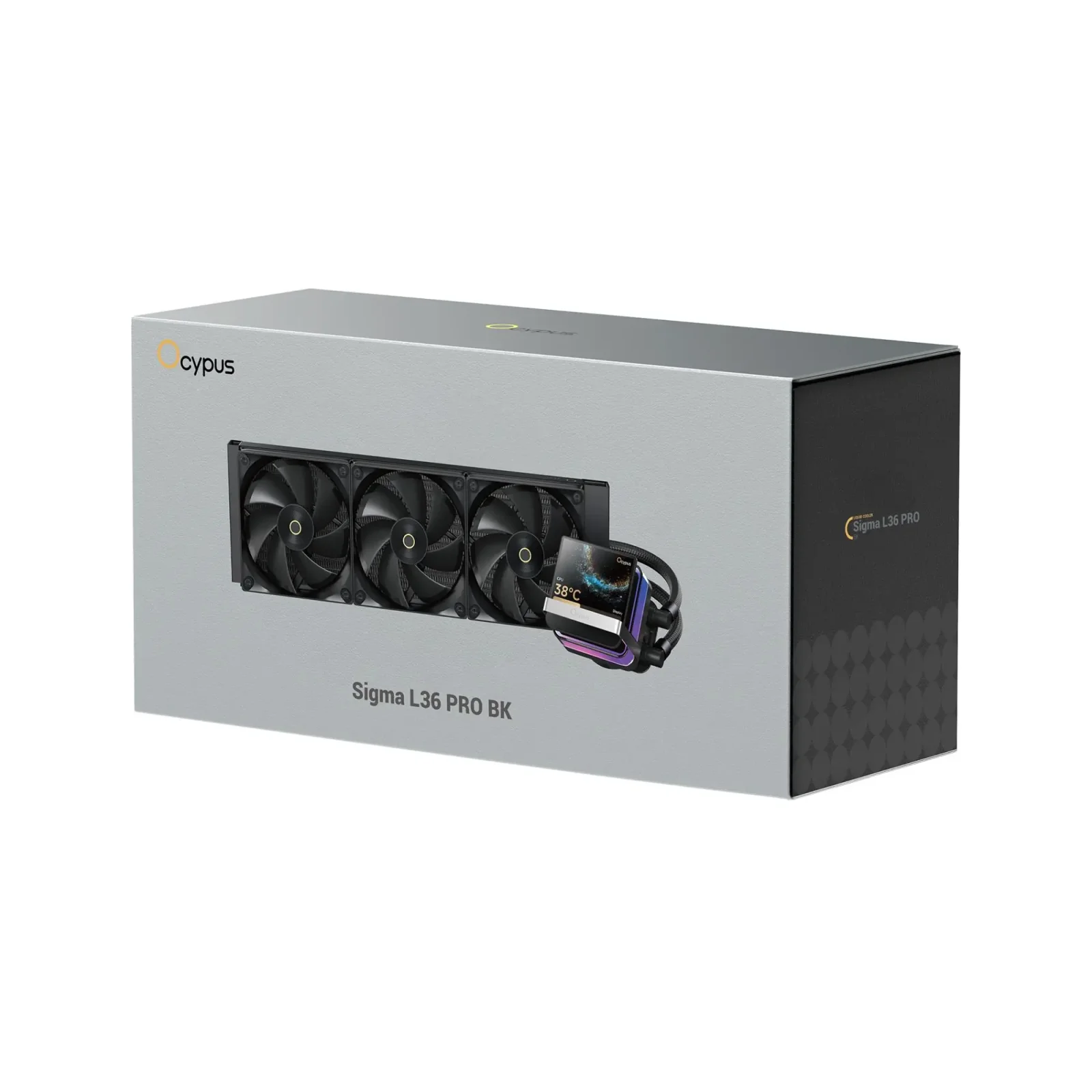 Система рідинного охолодження для комп'ютерного процесора SIGMA L36 PRO BK (SIGMA-L36-BK3ANWL00P-GL) OCYPUS UA