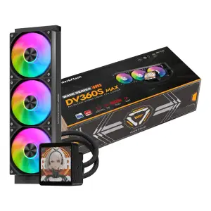 Система охолодження для комп'ютерного процесора DARK FLASH DV360S MAX, чорний (DV360S MAX BLACK) UA