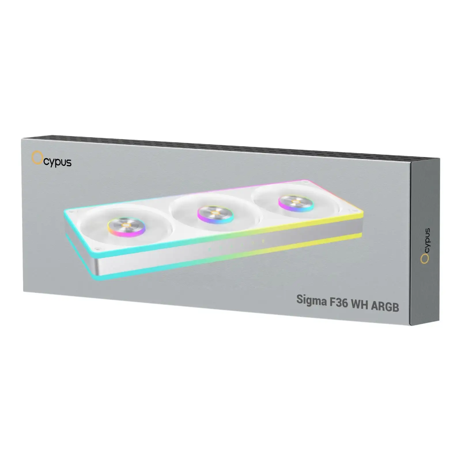 Вентиляторна панель SIGMA F36 ARGB білий (SIGMA-F36-WH3AM00X-GL) OCYPUS UA
