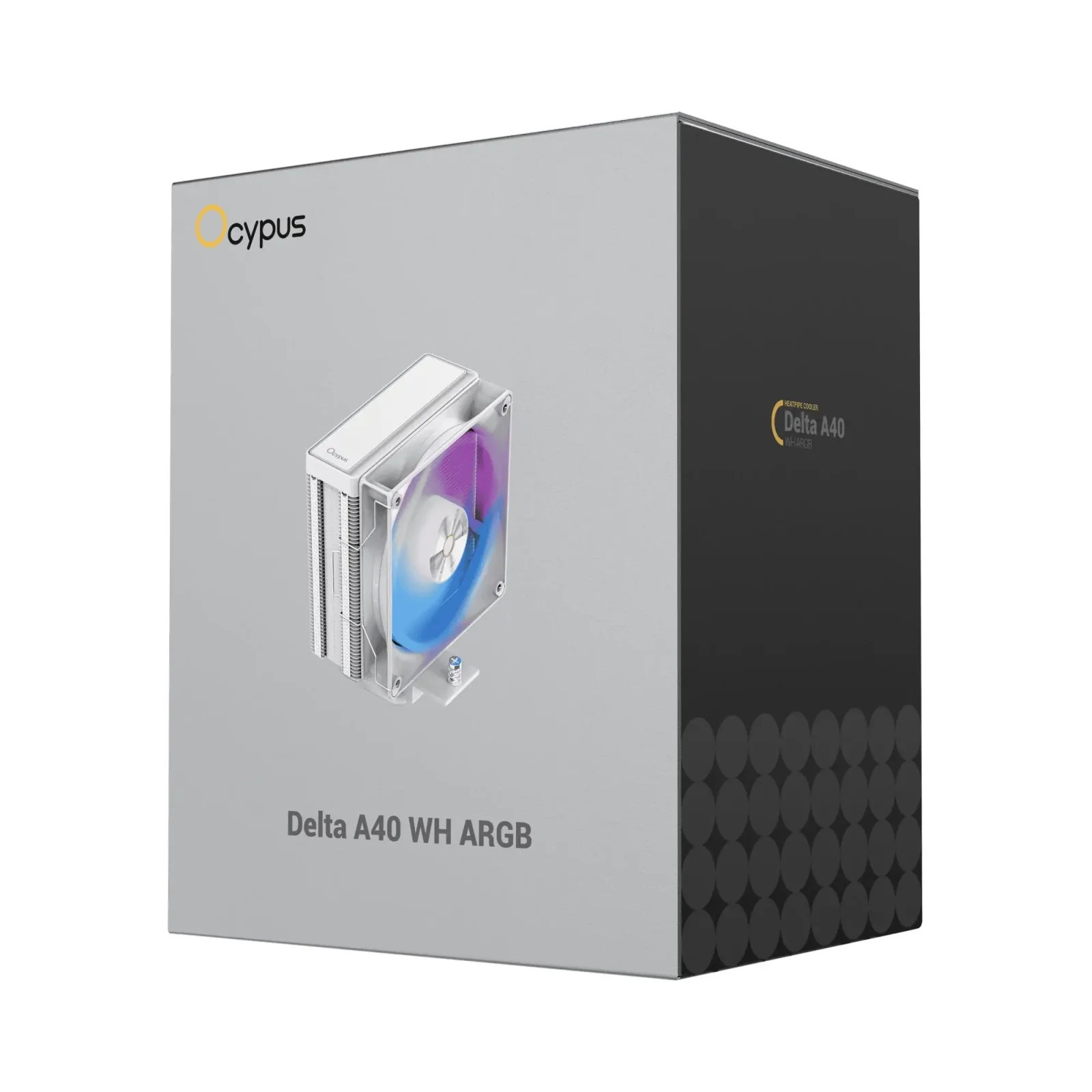 Система охолодження для комп'ютерного процесора DELTA A40 WH ARGB (DELTA-A40-WH1NAWN00X-GL) OCYPUS UA