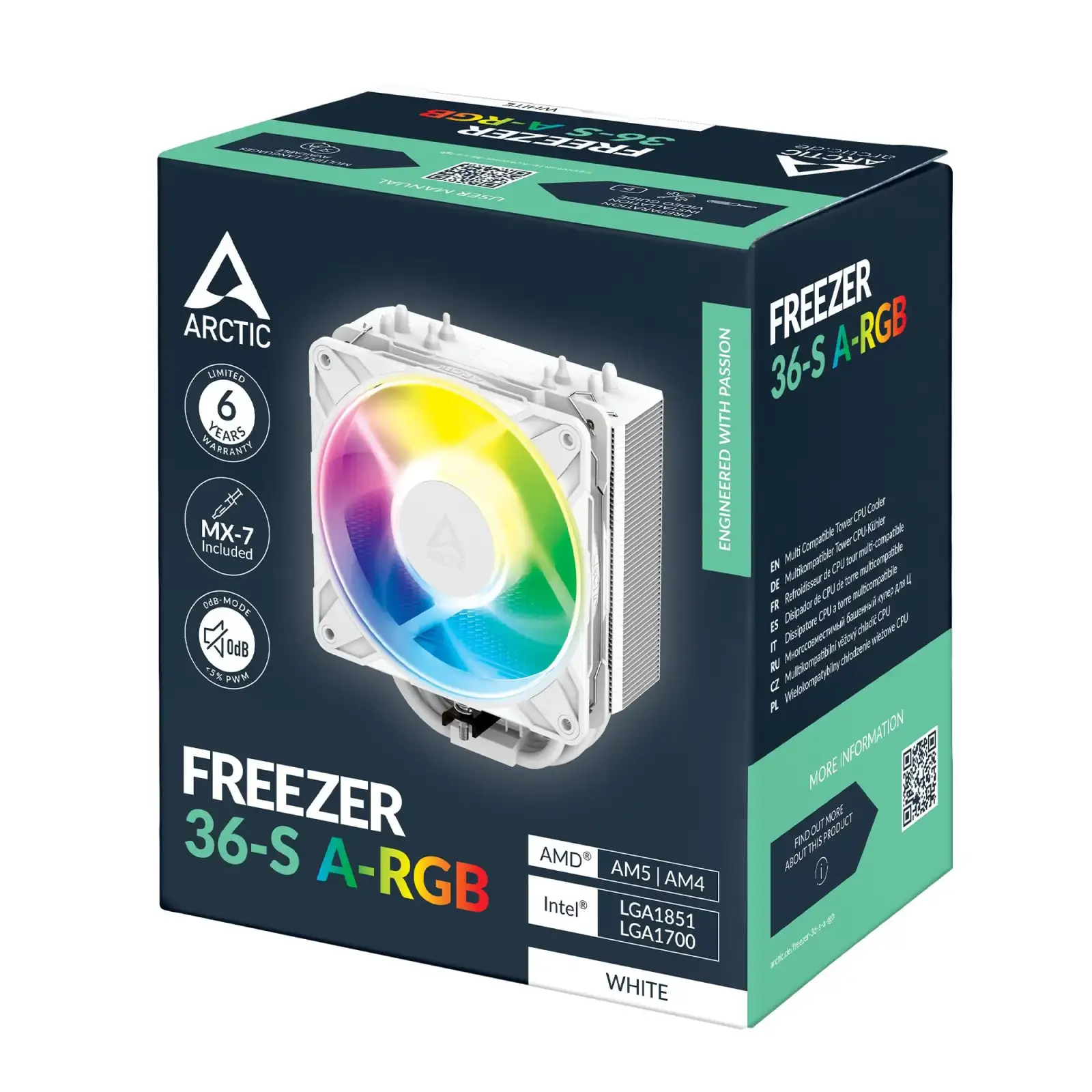 Воздушное охлаждение Arctic Freezer 36-S A-RGB (ACFRE00199A) UA