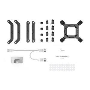 Система охолодження для комп'ютерного процесора DELTA A40 ELITE WH DUAL FAN (DELTA-A40-WH2NNWN00X-GL) OCYPUS UA