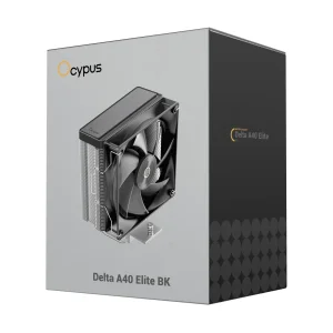 Система охолодження для комп'ютерного процесора DELTA A40 ELITE BK (DELTA-A40-BK1NNWN00E-GL) OCYPUS UA