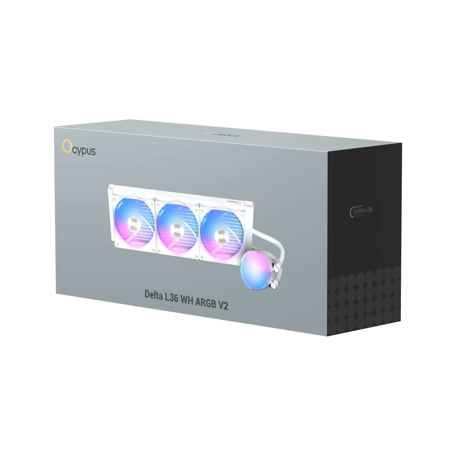 Система рідинного охолодження для комп'ютерного процесора DELTA L36 WH ARGB V2 (DELTA-L36-WH3AAWNN02X-GL) OCYPUS UA