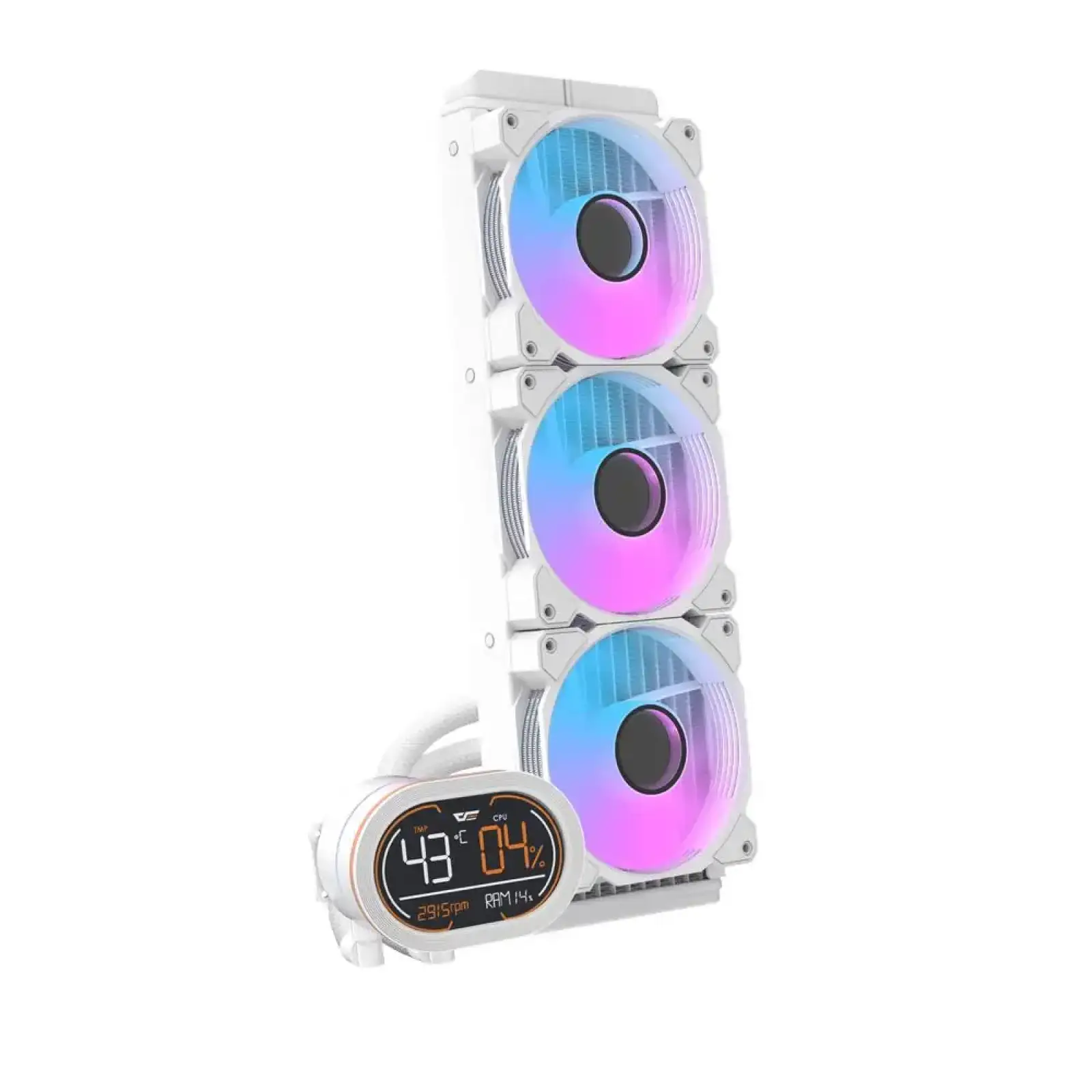 Система охолодження для комп’ютерного процесора DARK FLASH DH360D білий (DH360D WHITE) UA