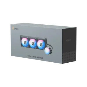 Система рідинного охолодження для комп'ютерного процесора DELTA L36 BK ARGB V2 (DELTA-L36-BK3AAWNN02X-GL) OCYPUS UA