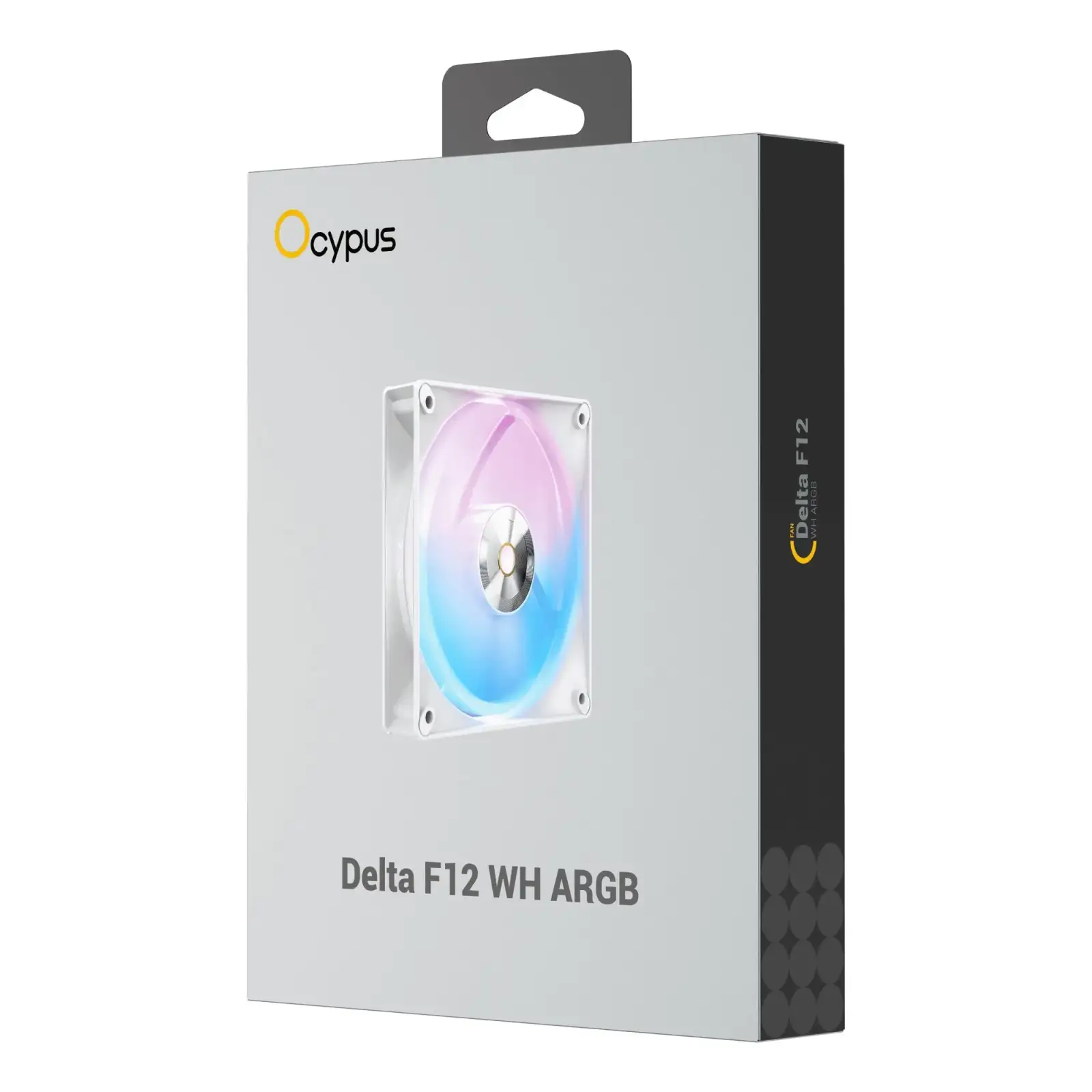 Корпусний вентилятор 120MM DELTA F12 ARGB білий (DELTA-F12-WH1AM00X-GL) OCYPUS UA