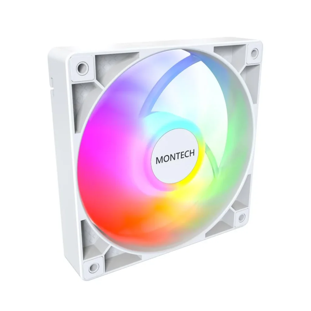Корпусний вентилятор 120MM GF120 PWM WHITE MONTECH UA