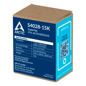 Корпусний вентилятор 40MM S4028-15K ACFAN00264A ARCTIC UA