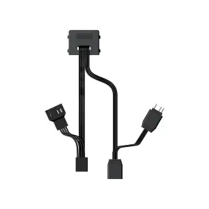 Корпусний вентилятор 120MM GAMMA F12 UNI ARGB чорний (GAMMA-F12-BK1AM00U-GL) OCYPUS UA