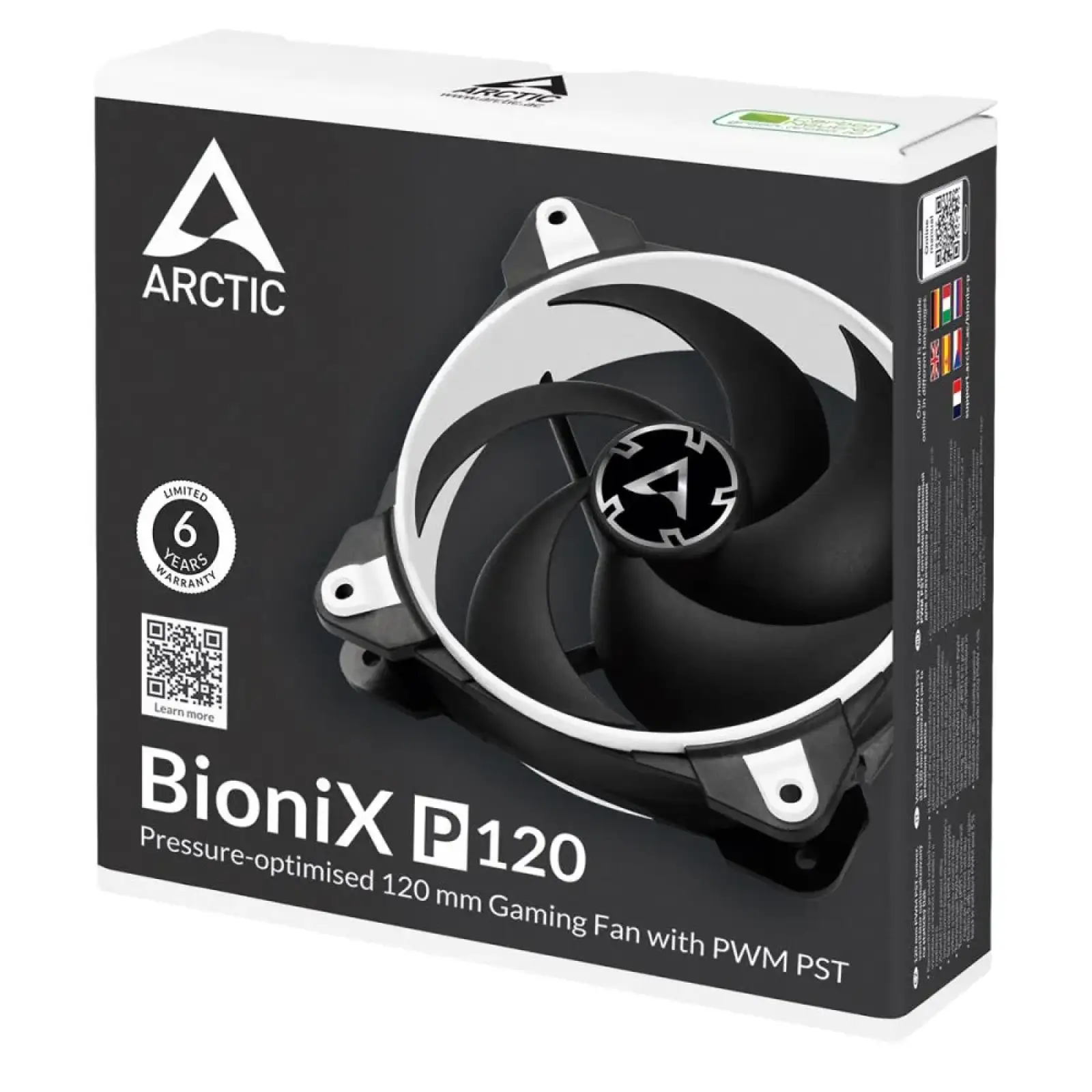 Корпусный вентилятор Arctic BioniX P120 White (ACFAN00116A) UA