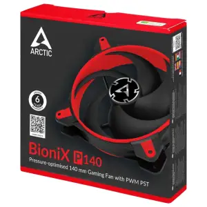 Корпусный вентилятор Arctic BioniX P140 Red (ACFAN00127A) UA