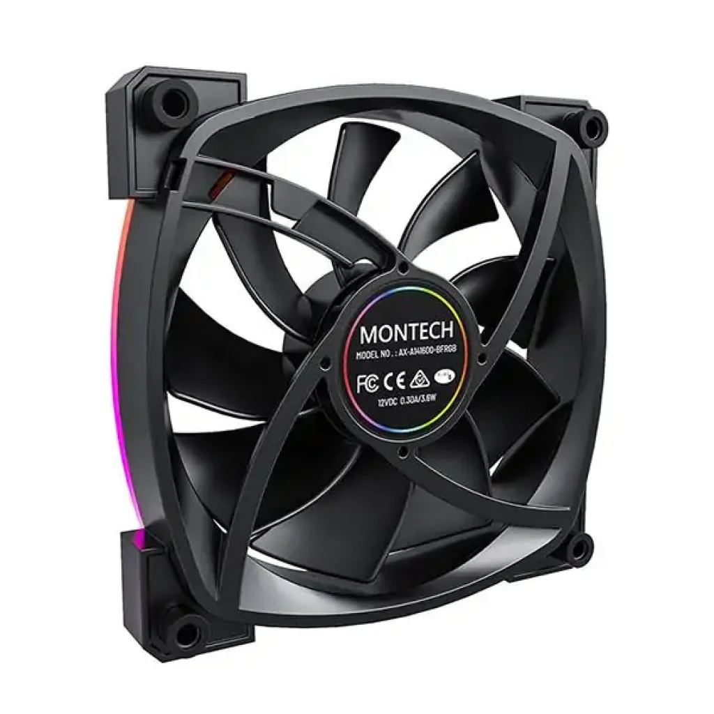 Корпусний вентилятор 140MM AX140 PWM BLACK MONTECH UA