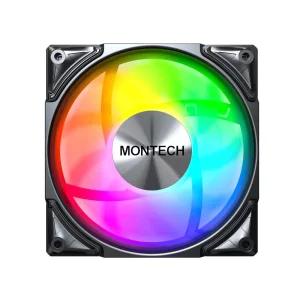 Корпусний вентилятор 120MM METAL PRO 12 ARGB PWM BLACK MONTECH UA