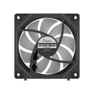 Корпусний вентилятор 120MM GAMMA F12 UNI ARGB чорний (GAMMA-F12-BK1AM00U-GL) OCYPUS UA