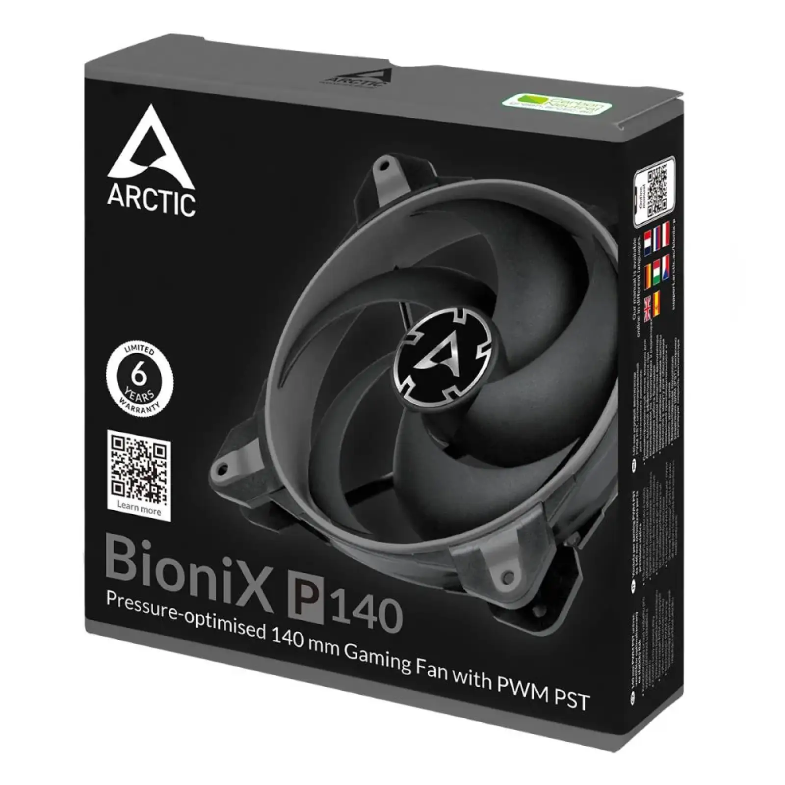 Корпусный вентилятор Arctic BioniX P140 Grey (ACFAN00159A) UA