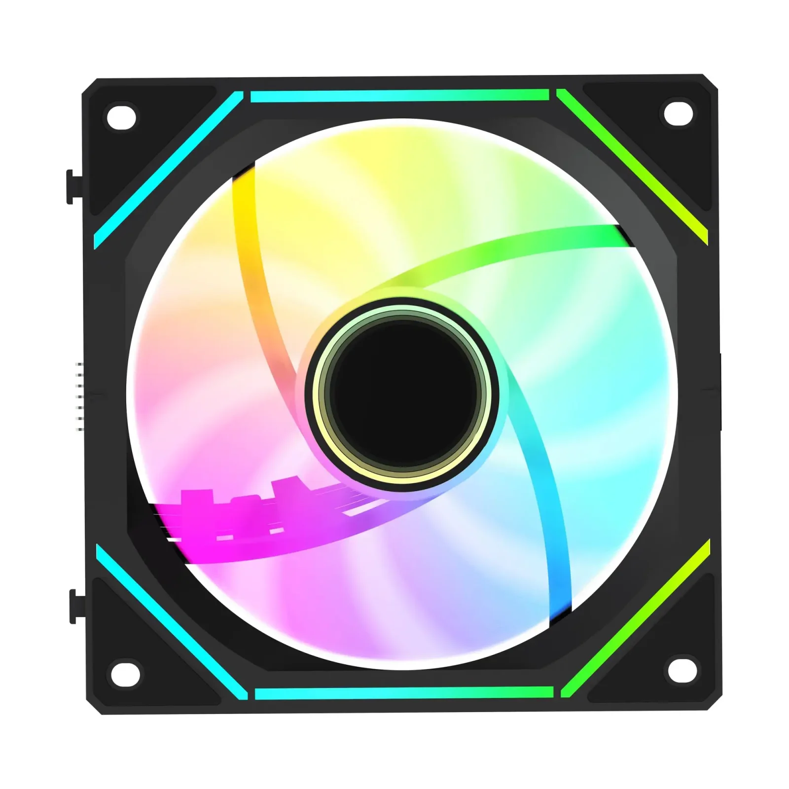 Набір із трьох вентиляторів для корпусу 120MM GAMMA F12 UNI BK ARGB 3 IN 1 (GAMMA-F12-BK3AM00U-GL) OCYPUS UA