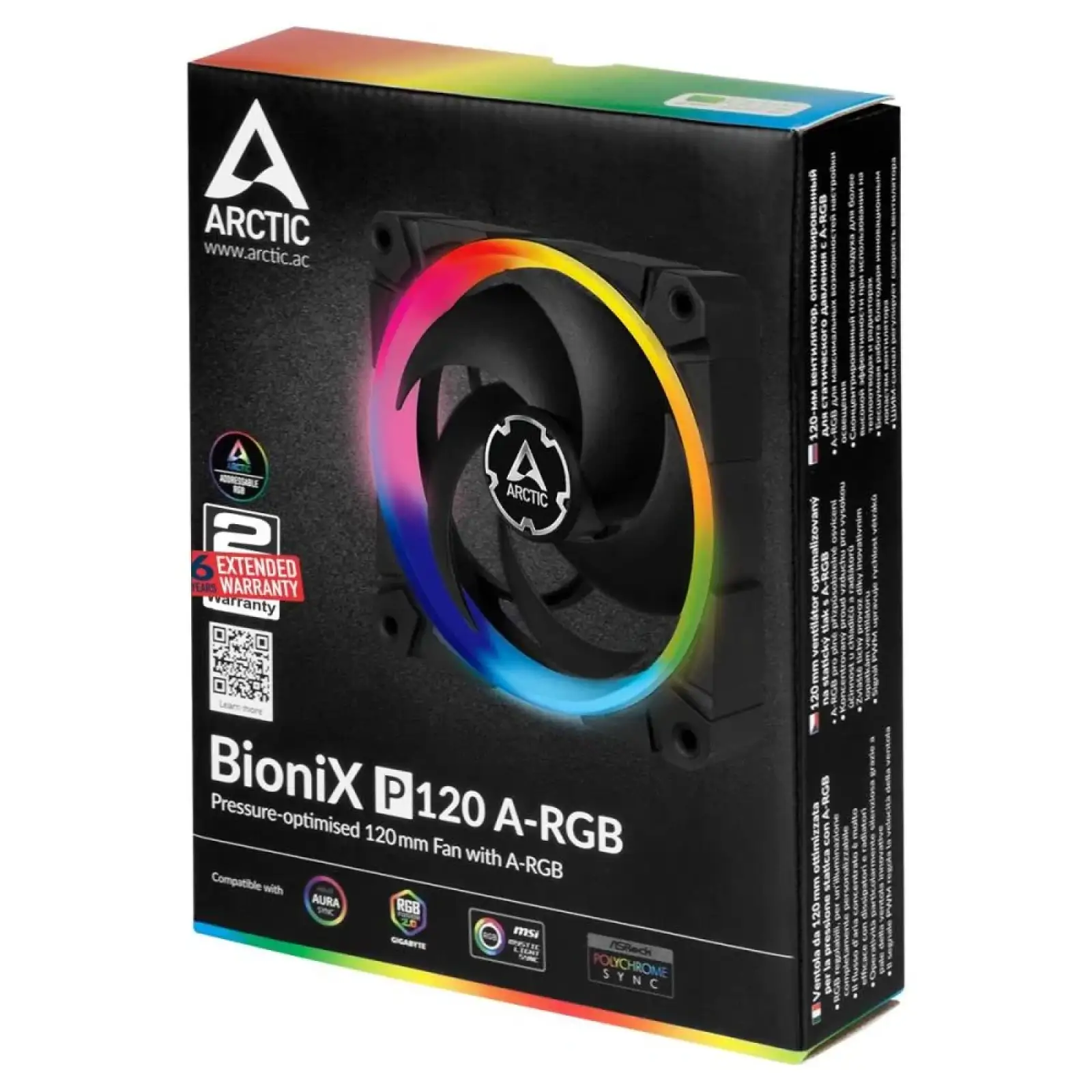 Корпусный вентилятор Arctic BioniX P120 ARGB (ACFAN00146A) UA
