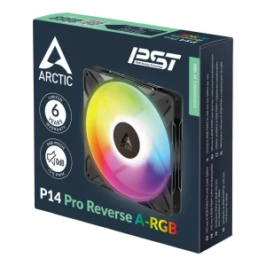Набір із трьох вентиляторів для корпусу 140MM P14 PRO REVERSE A-RGB 3P ACFAN00327A ARCTIC UA