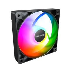 Корпусний вентилятор 120MM GF120 PWM BLACK MONTECH UA