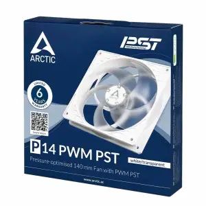Корпусный вентилятор Arctic P14 PWM PST White/Transparent (ACFAN00221A) UA