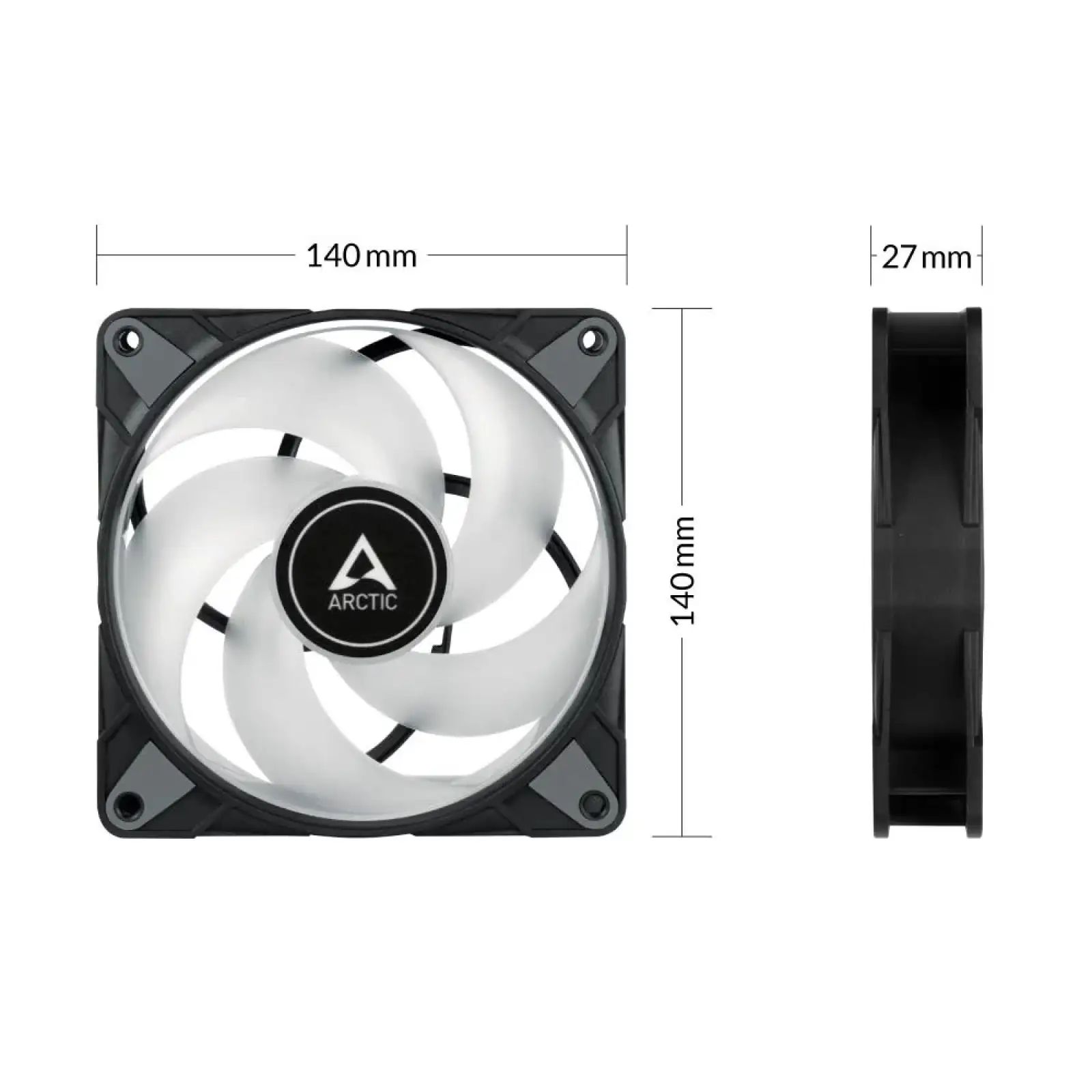 Корпусний вентилятор 140MM ARGB 3PCS ACFAN00257A ARCTIC UA