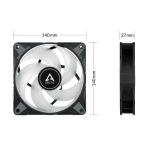 Корпусний вентилятор 140MM ARGB 3PCS ACFAN00257A ARCTIC UA