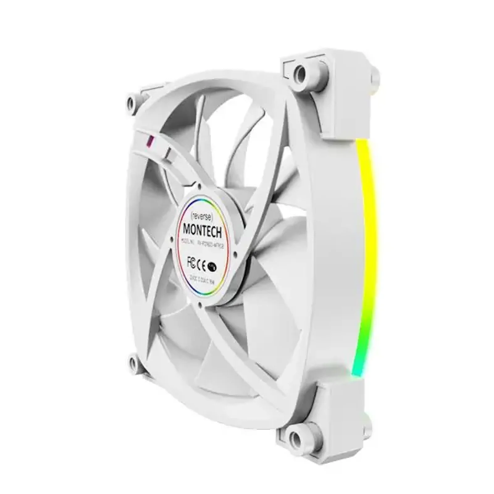 Корпусний вентилятор 120MM RX120 PWM WHITE MONTECH UA